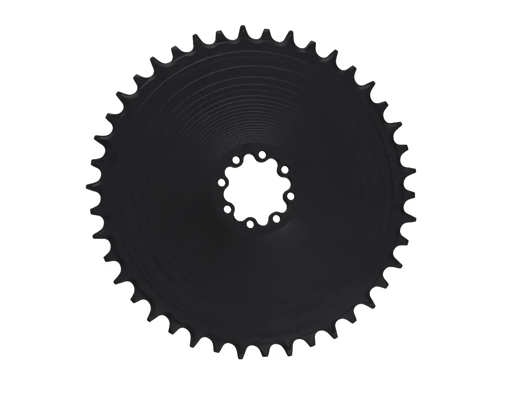 MATTE BLACK AERO chainring for SRAM 8-bolt Zębatka rowerowa / bicycle chainring