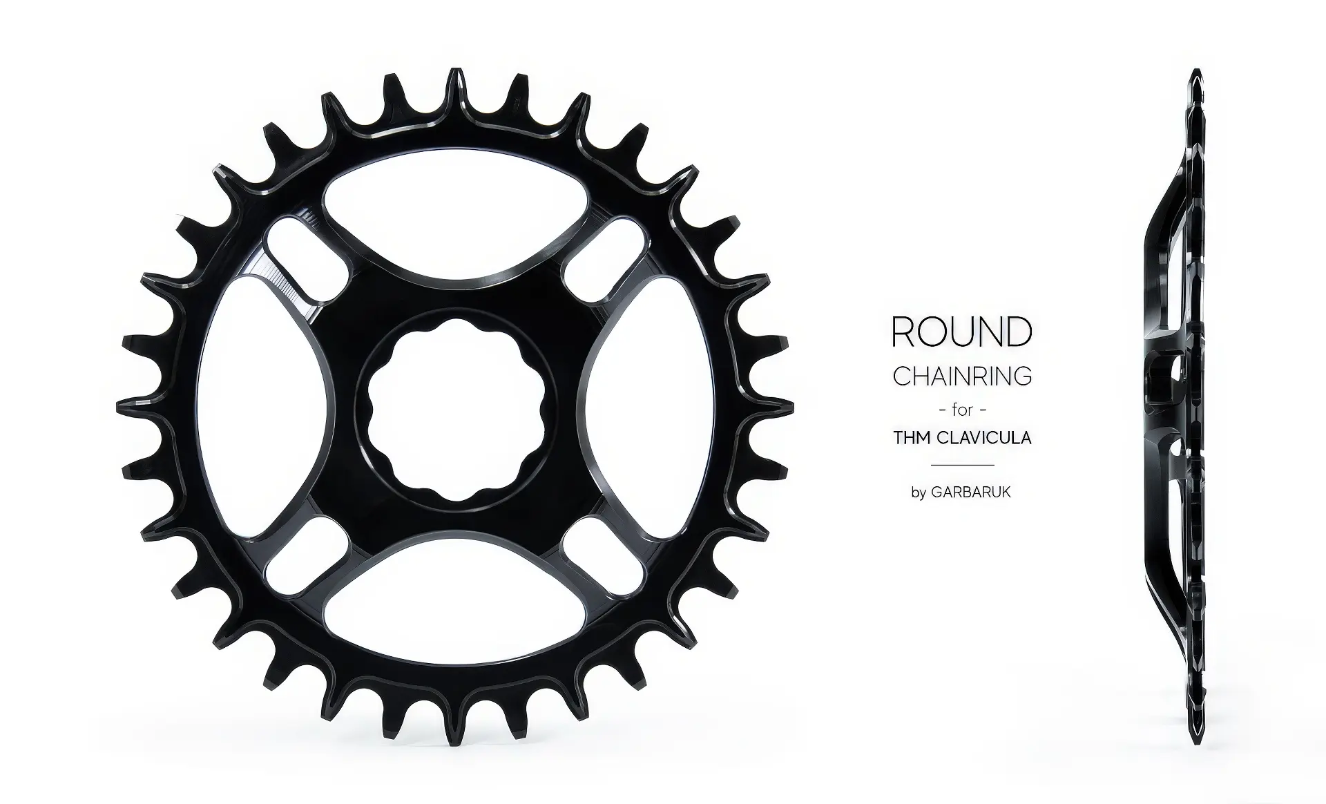 DM MTB chainring for THM Clavicula M3 | Garbaruk online store